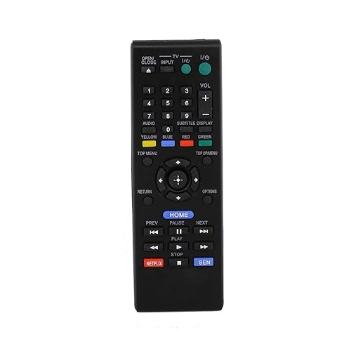 Universal Replacement Remote Control for Sony BDP-S5100 BDP-S590 BDP-S480 BDP-BX18 BDP-S185 BDP-BX110/S1100 3D Blu-ray Disc Player