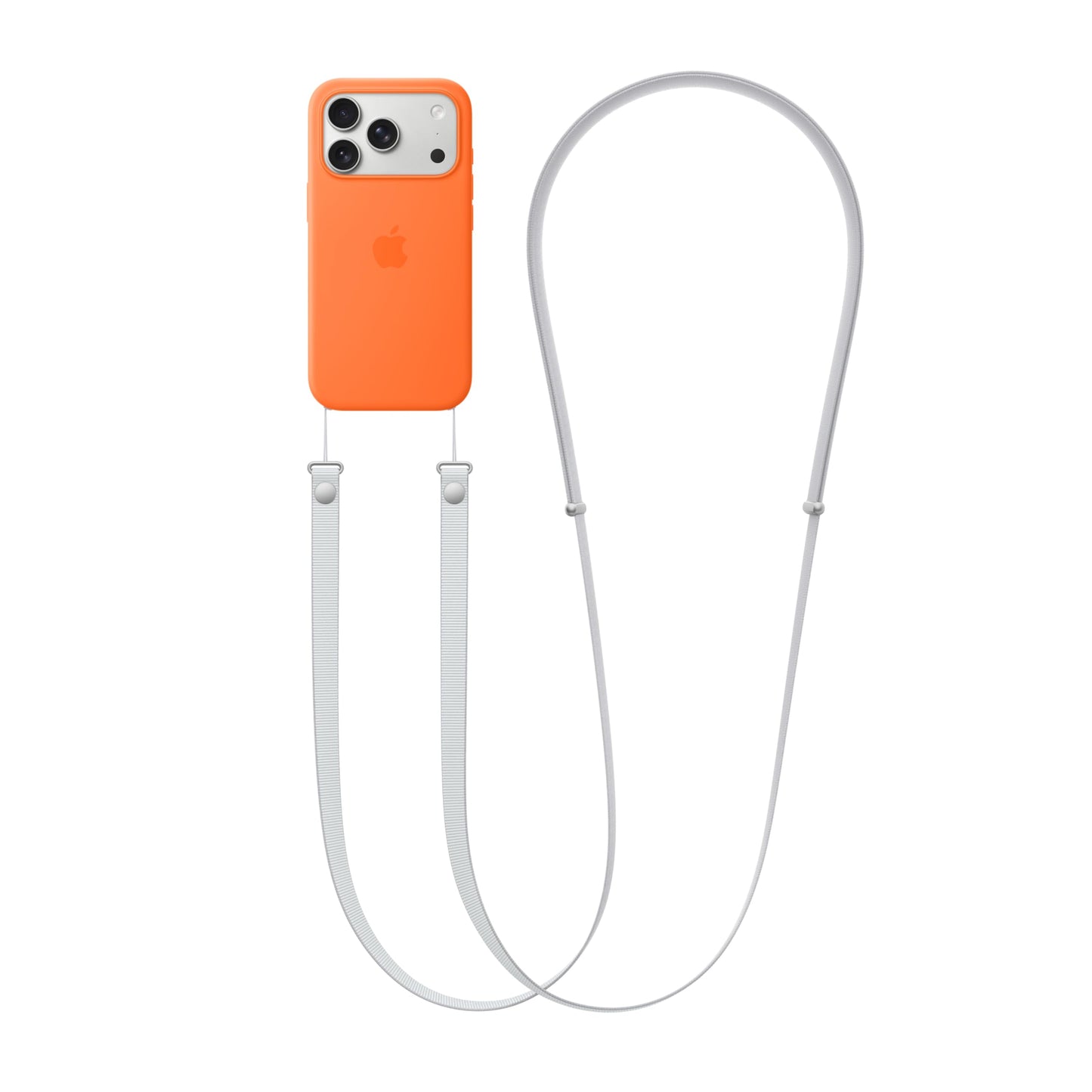 Apple Crossbody Strap - Light Gray