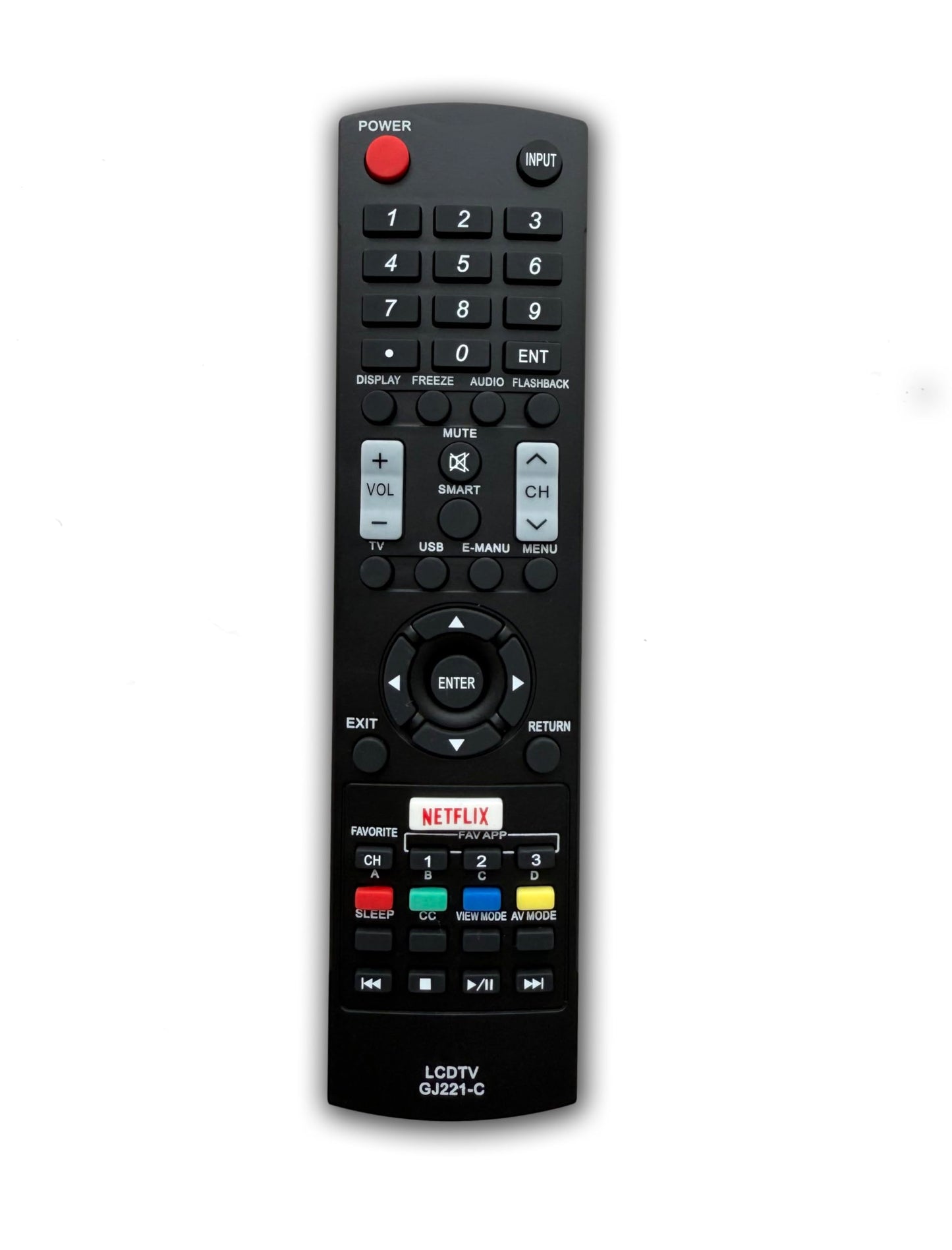 Remote Control Replacement for Sharp Smart LCD TV LC-65LE645U LC-32LE653U LC-55LE653U LC-48LE653U LC-43UB30U LC-50UB30U LC-55UB30U LC-65UB30U