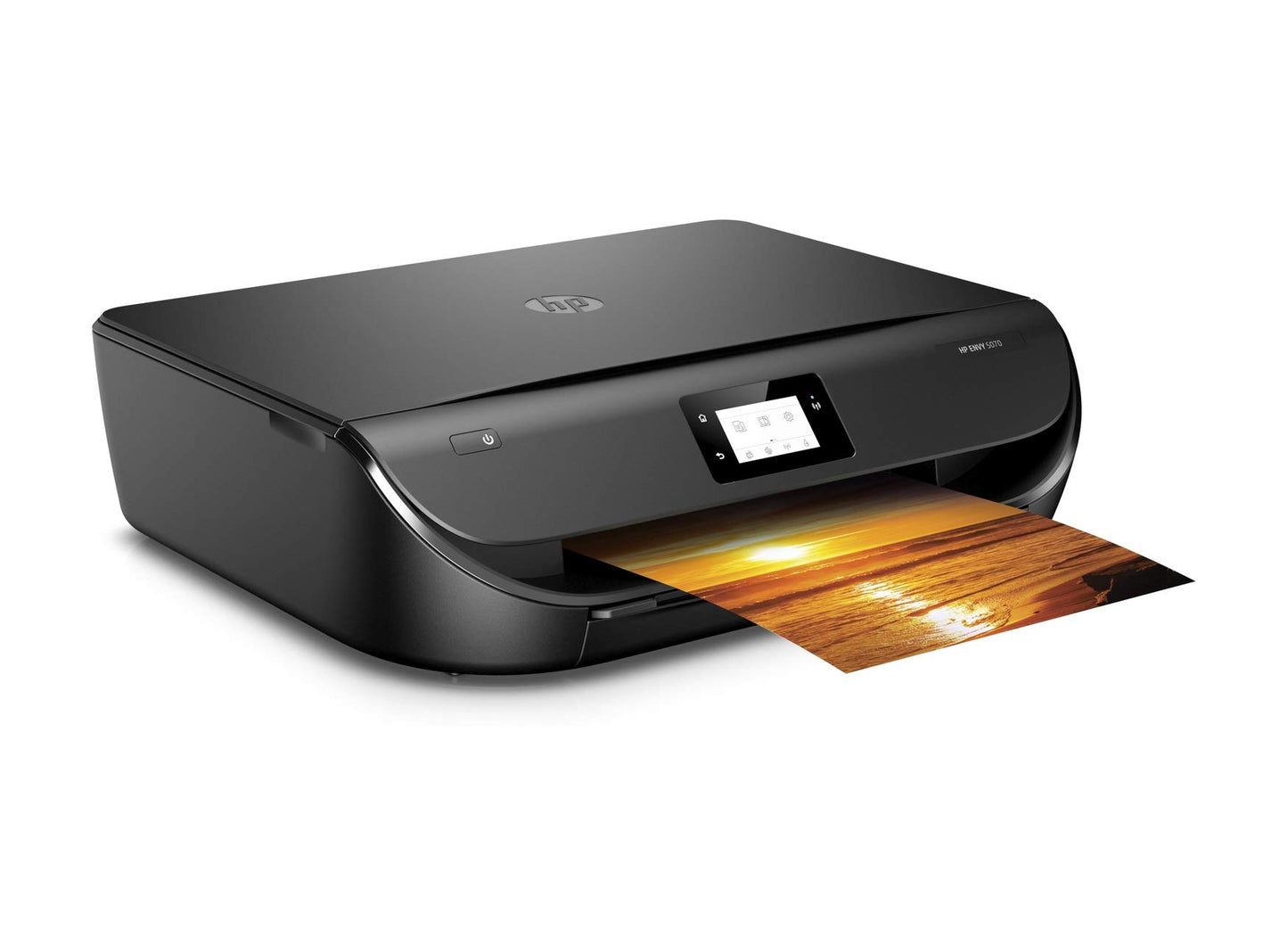 HP Envy 5070 Wireless All-in-One Instant Ink Ready Inkjet Printer, Mobile Print, Scan & Copy, Black, Z4A57A (Renewed)