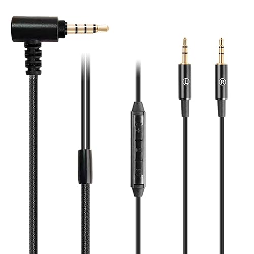 FAAEAL Audio Replacement Cable Compatible with Sol Republic Master Tracks HD HD2 Sol Republic V10 V12 X3 Headphones,in-line Mic Control Headphone…