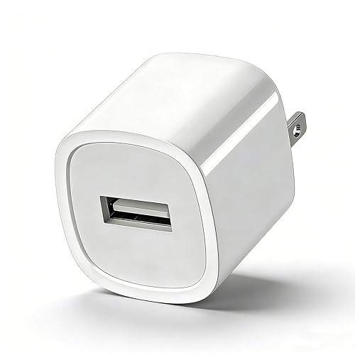 5W USB Wall Charger Block Compatible with Apple Watch 11/10/9/8/7/6/5/SE 3/SE 2/Ultra 3/Ultra 2/Ultra, iWatch Series, White, 1 Pack, No Cable