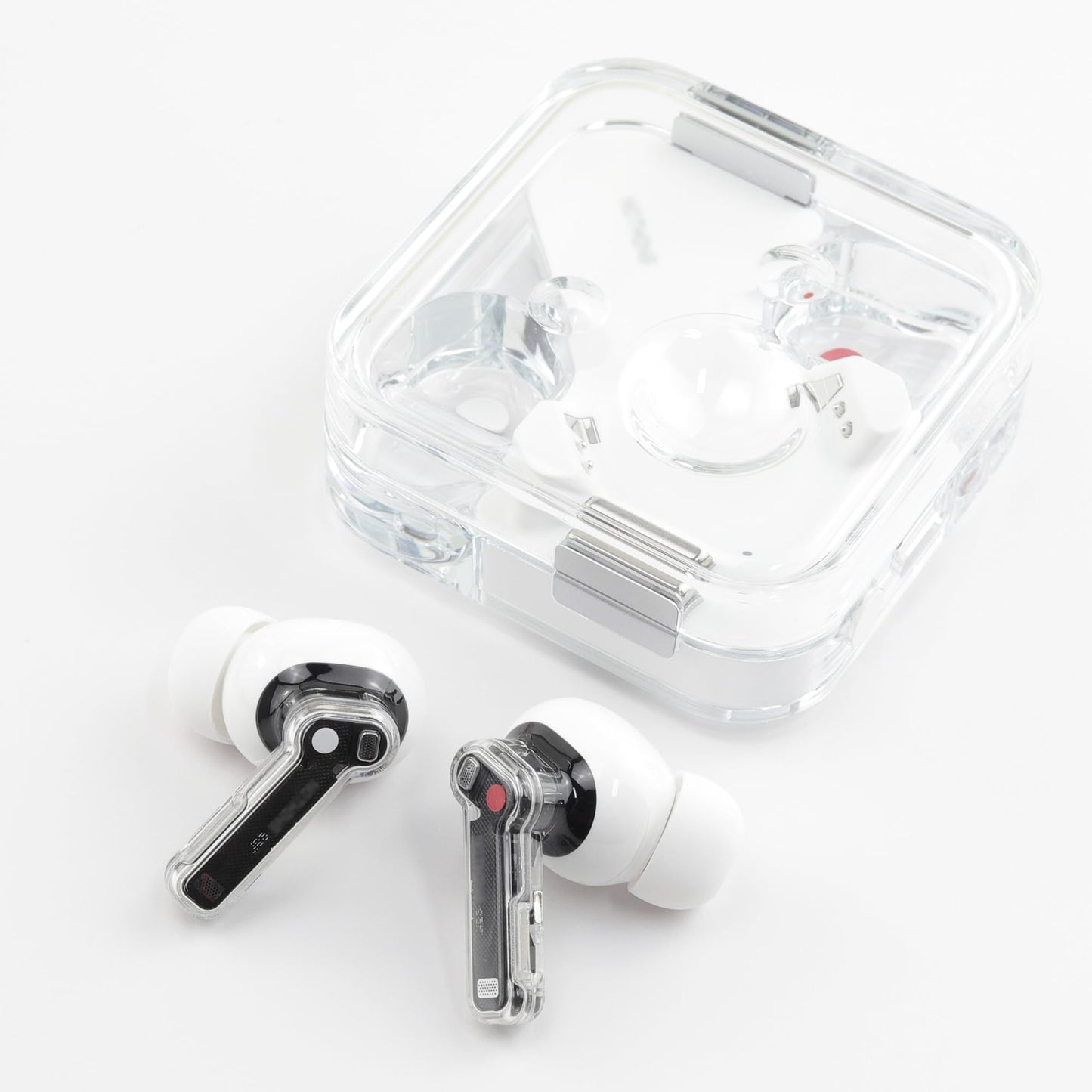 NANLANFAN Silicone Ear Tips Replacement for Nothing Ear/Nothing Ear (a) Wireless Earbuds, 6 Pairs (S/M/L, White)
