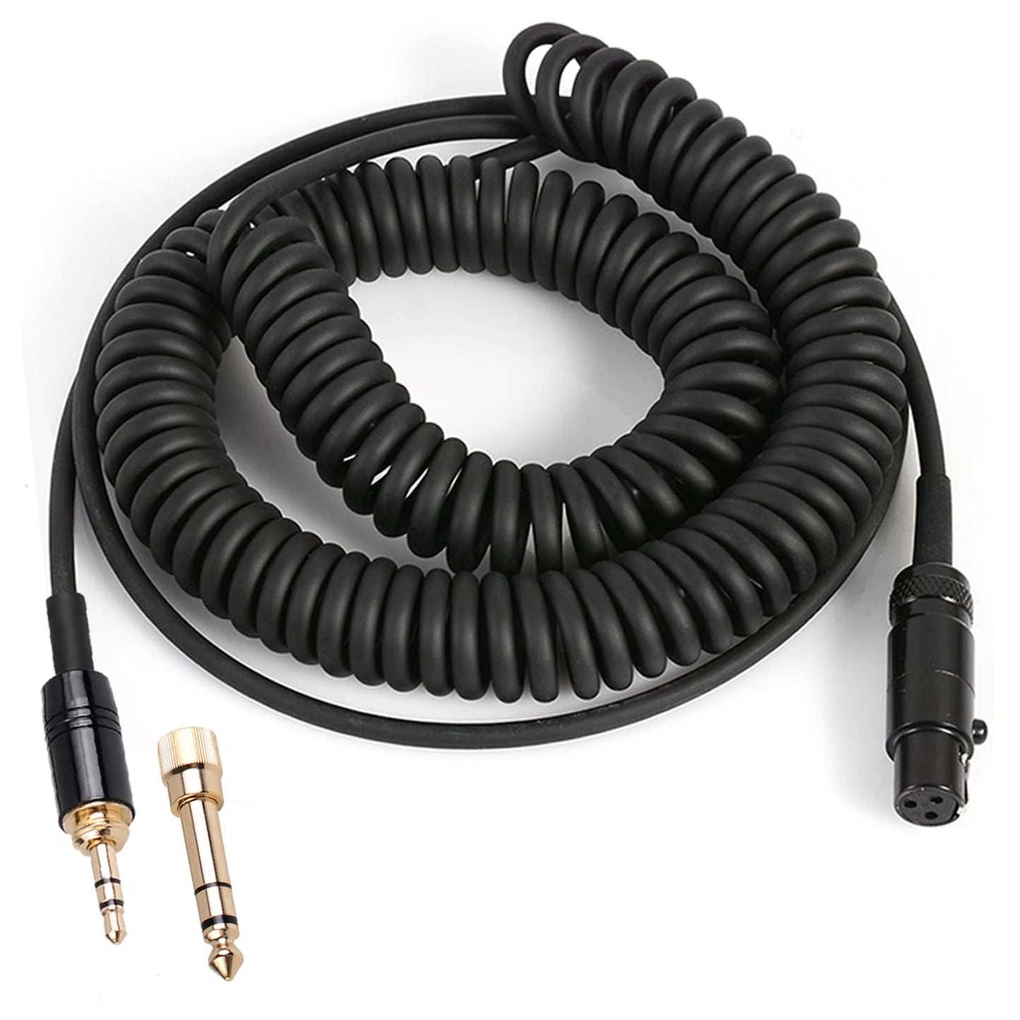 FAAEAL K702 Coiled Audio Cable Compatible with AKG Q701 K712 K240S K271S K241 K275 Pioneer HDJ-2000 beyerdynamic DT 770 DT 990 Pro Headphones…