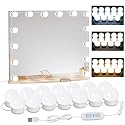 HELOIE 22.6ft Led Vanity Mirror Lights with 14 Dimmable Light Bulbs Makeup Vanity Lights for Big Long Mirror,Mirror Not Included