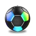RZLCCL Soccer Ball Shaped Speaker, Portable Wireless Speaker with LED Light, IPX6 Waterproof, 5W Stereo, TWS Pairing, Suitable for Outdoor Travel