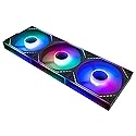 Thermalright TL-M12Q-S X3 Triple Pack ARGB Case Fan, Cable-Free Connection Between Fans, Customizable Infinity Mirror Lighting Effects,Simple Cable