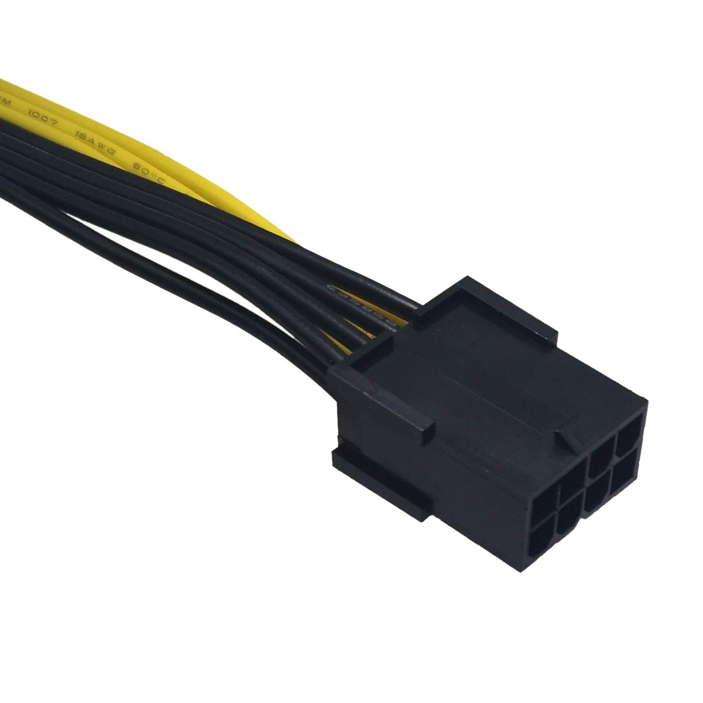 COMeap (2-Pack) 8 Pin PCIe Cable, PCIe 8 Pin Female to 8 Pin(6+2) Male Adapter Extension for PCI Express GPU VGA 9-inch (23cm)
