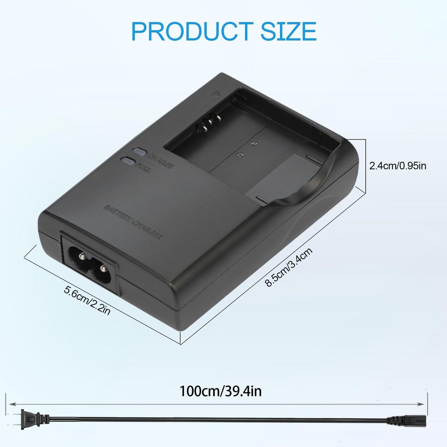 NB-11L NB-11LH CB-2LF Battery Charger Compatible with Canon PowerShot Elph 360 HS,180 is,190 is,350 HS,110 HS,170 is,150 is,A2300,SX400 is,A2500