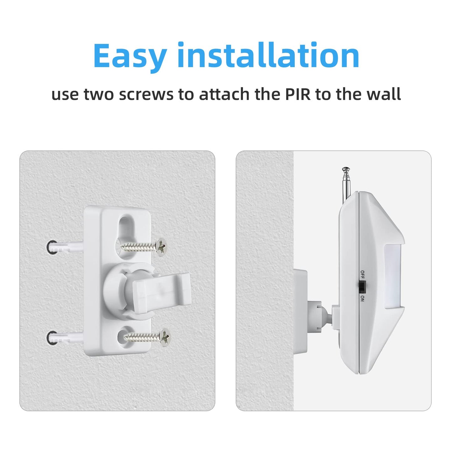 KERUI 433MHz Home Wireless PIR Infrared Motion Sensor Detector for Alarm System