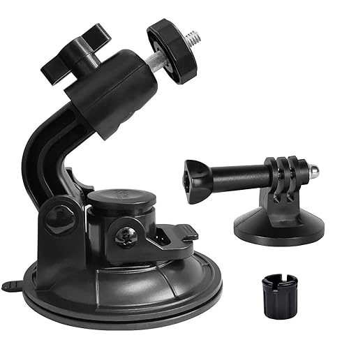 WiTi Suction Cup Mount with Universal Screw Adapter Compatible with New Outdoor/Blink XT2 and Indoor Camera, Outdoor Suction Cup for Blink XT2