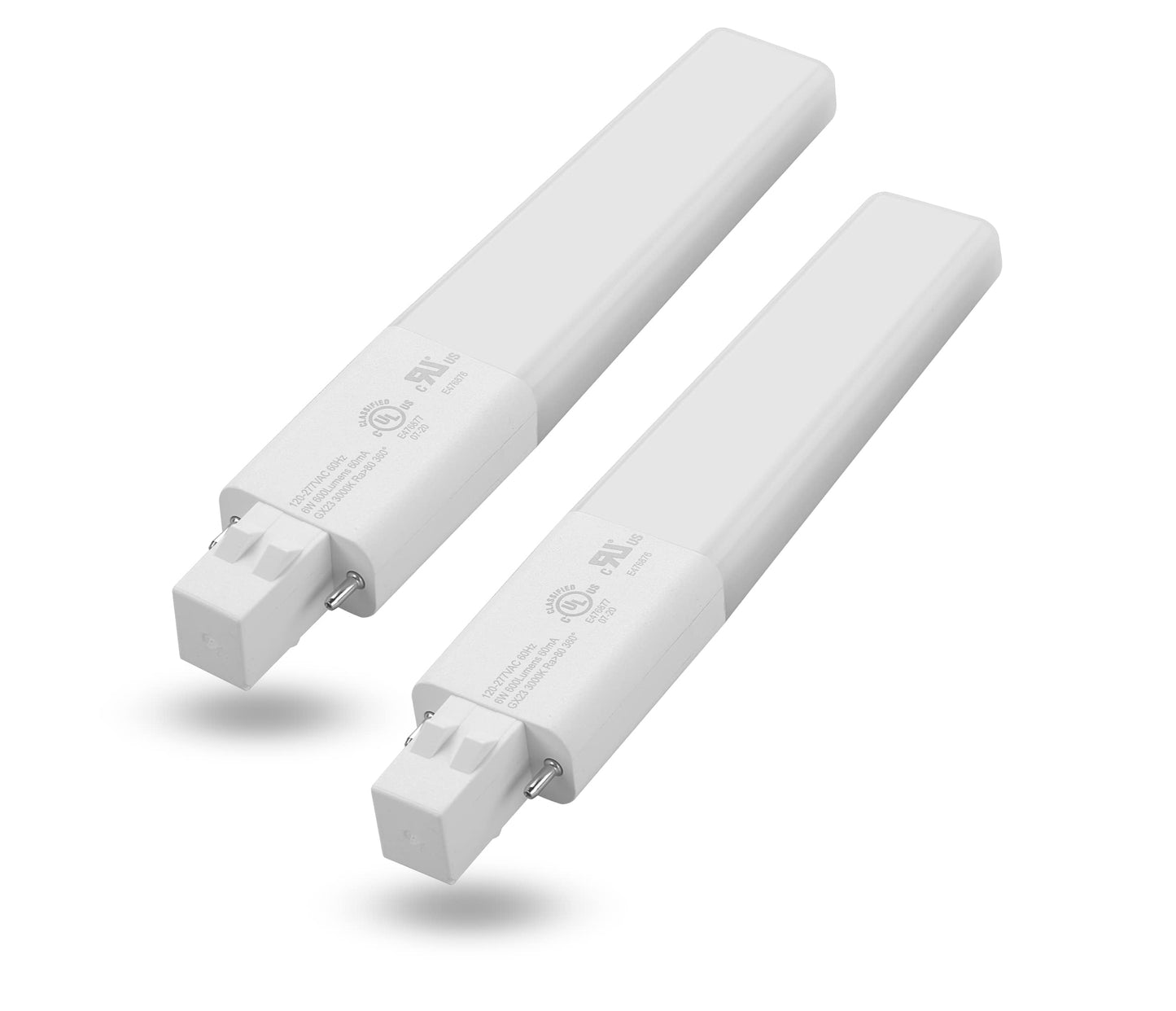 Legental GX23 Base LED Bulb 2 Pin, 6W(13W CFL Equivalent), 3000K Warm White