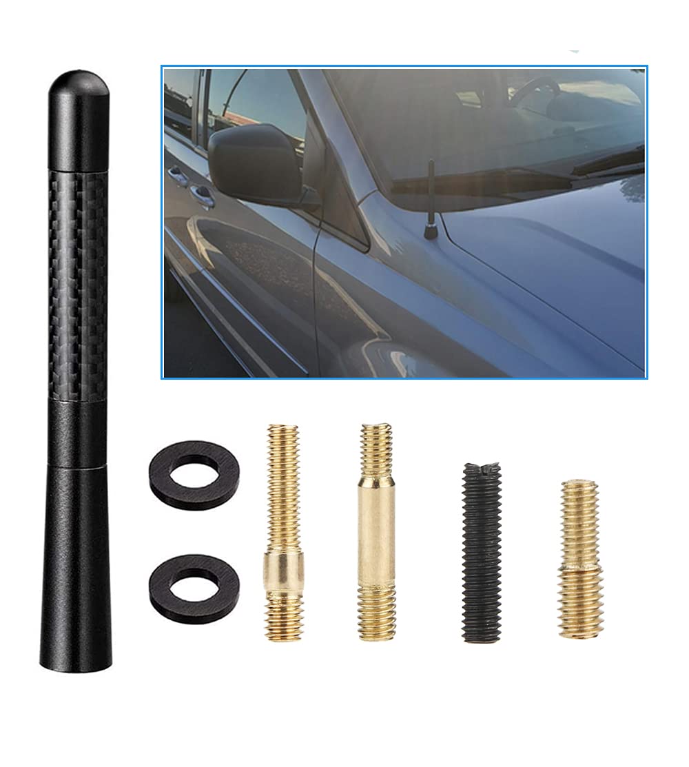 RedYutou Car Universal Antenna mast Carbon Fiber car Antenna