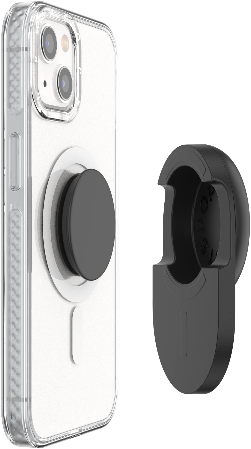 PopSockets Magnetic Suction Phone Mount, Surface Mount for MagSafe - Black