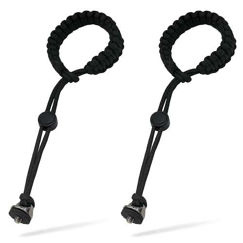Brvlsoc Adjustable Camera Wrist Strap - Nylon Hand Wrist Lanyard with 1/4" Screw Mount for GoPro, Insta360, DSLR Cameras, Smartphone Gimbals & Selfie