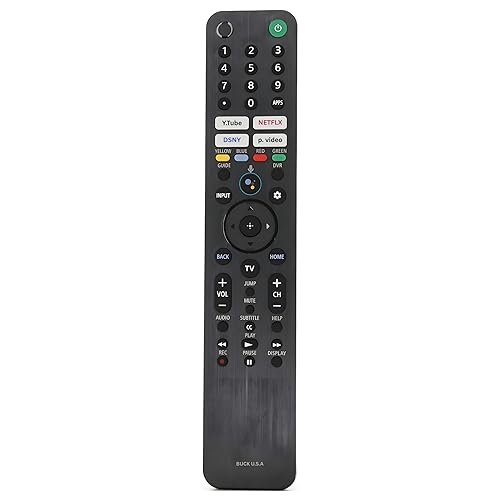 RMF-TX520U Remote Control Compatible with Sony Bravia - Voice Control, Easy Setup - Works with Bravia Smart TV, Android/Internet TV Models X800H