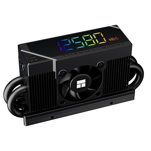 Thermalright HR10 2280 PRO Digital Black Customized for 2280 Specification M.2 Solid State Drive-Perfect Adaptation and Excellent Cooling