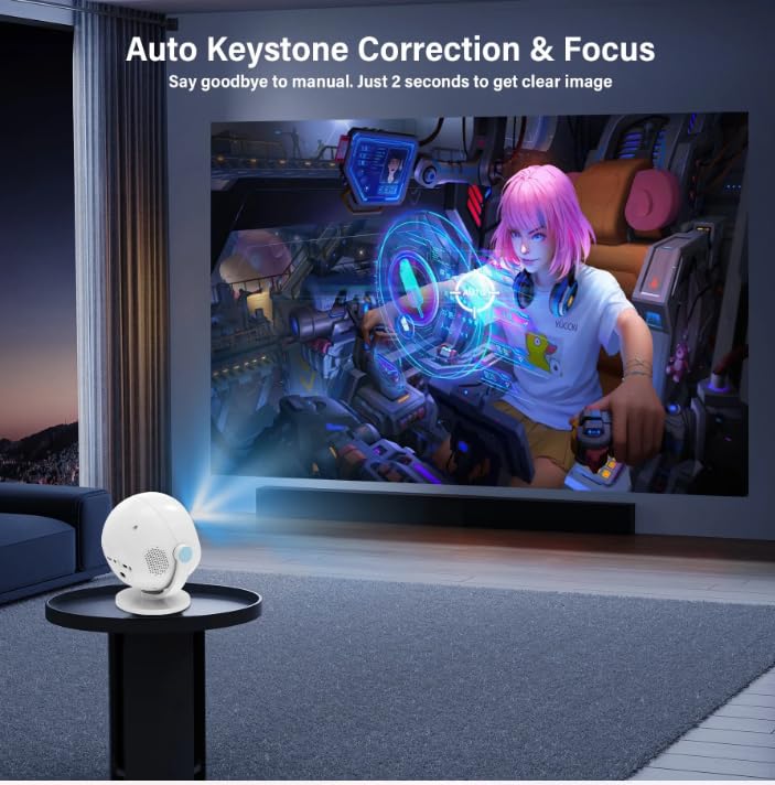 BL360 Projector 4K Android11 5G Wifi 720P Outdoor Home Cinema Auto Keystone Portable Speaker Theater Movie Mini Projectors