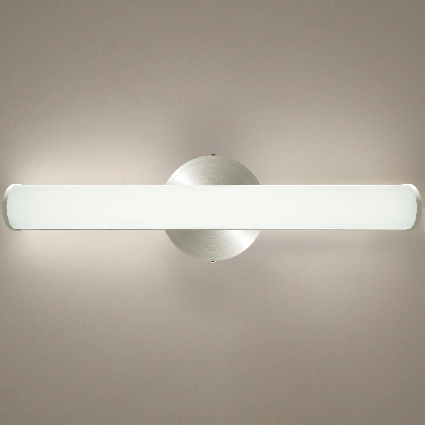 OOWOLF LED Vanity Light, 12W 17.3in Bathroom Vanity Lamp 1200LM Bathroom Lighting Fixture Wall Lamp Make-up Mirror Front Light, 4000K Natural White