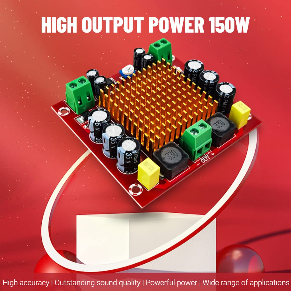 TPA3116D2 MONO Chip 150W Single channel Audio Receiver Digital Amplifier Board, Power Amp Module 12V to 26V
