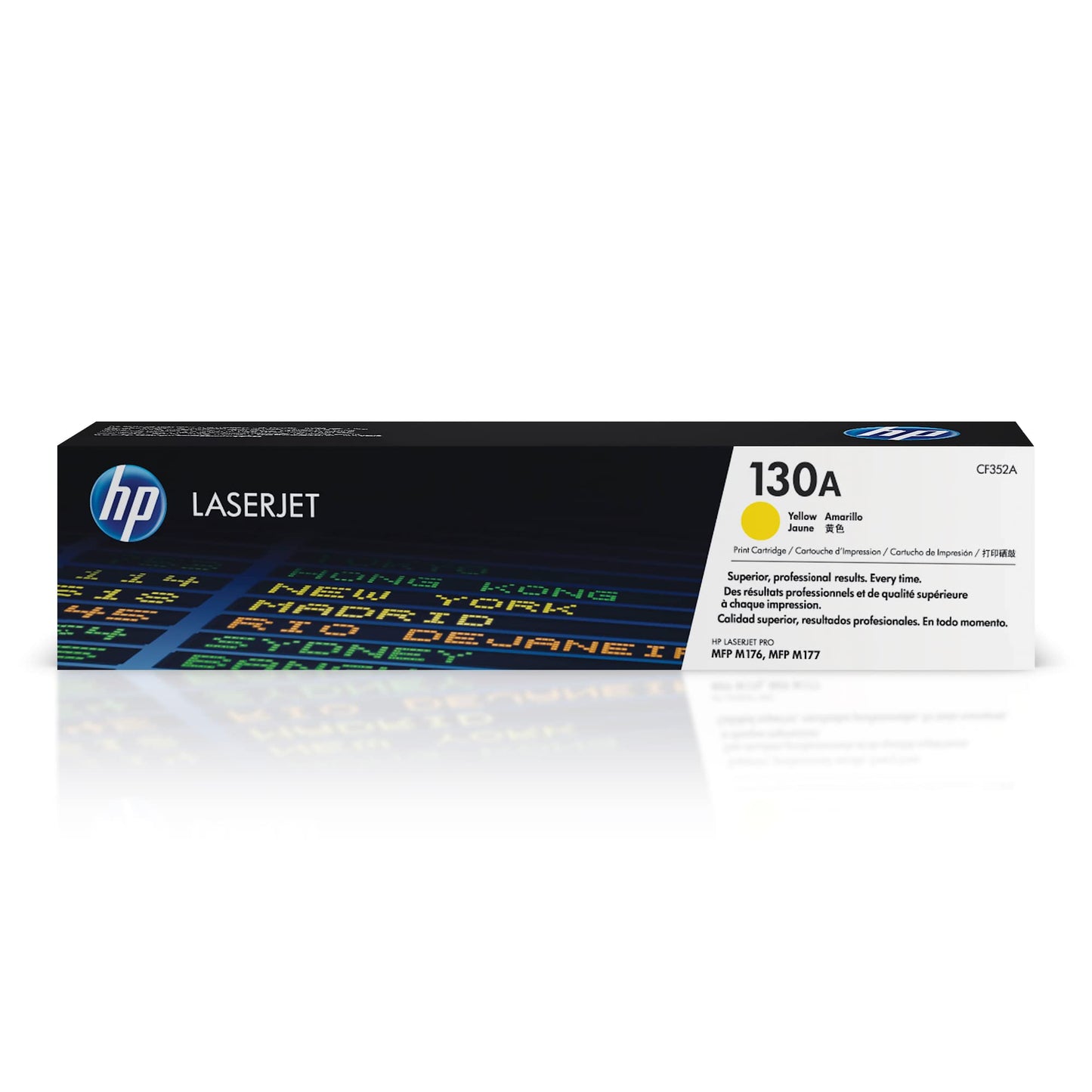 HP 130A Yellow Toner Cartridge | Works Color LaserJet Pro MFP M176, M177 Series | CF352A