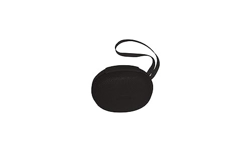 Excursion Pro Round Wireless Speaker, Hangtag, WrapAround Hand, Rubberized Design- Black