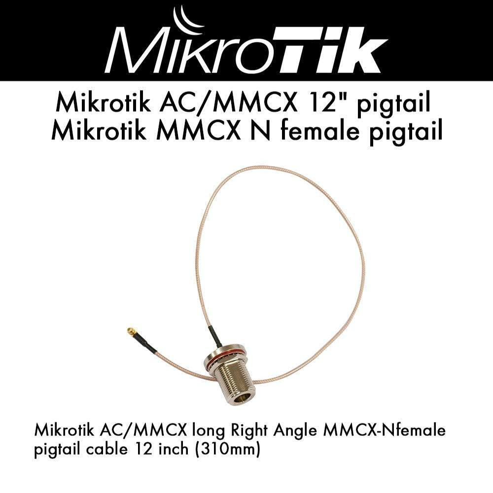 Mikrotik ACMMCX MMCX-Nfemale pigtail