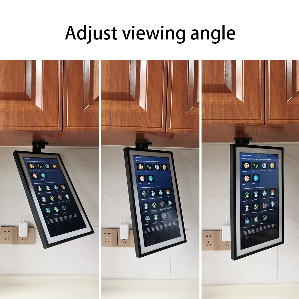 ATOPHK Under-Cabinet Mount? for Ech_ooo Show 15?Keeps Echo Off the Counter and Turns Side to Side?Ceiling or Under-Cabinet Mount Black 026-01