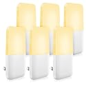 MAZ-TEK Plug in Night Light, Warm White LED Nightlights with Smart Dusk to Dawn Sensor for Kids, Nursery, Ideal for Bedroom, Bathroom,Hallway, Stairs