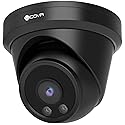 4COVR 4K 8MP PoE Security IP Camera, Outdoor Wired Surveillance Video Camera with Audio, Smart Human/Vehicle Detection, 110° Wide Angle 100ft IR Night