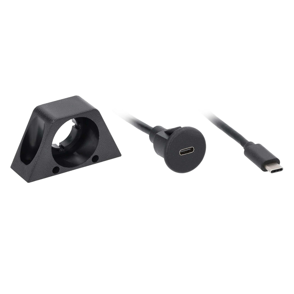 InstallBay by Metra 1-Meter Flush Mount USB 4.0 Type-C Extension Cable, Black
