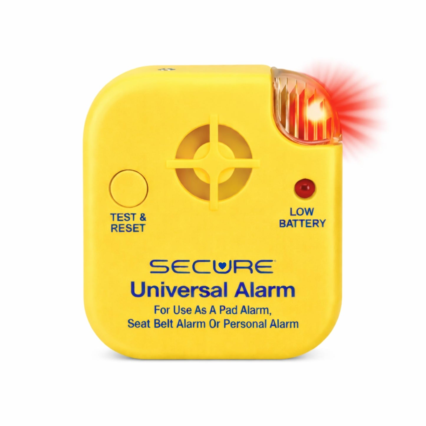 Secure Safety Solutions Universal Alarm Monitor for Elderly Fall Prevention - for Secure Bed, Chair & Wheelchair Seat Belt Sensors (Not Included)
