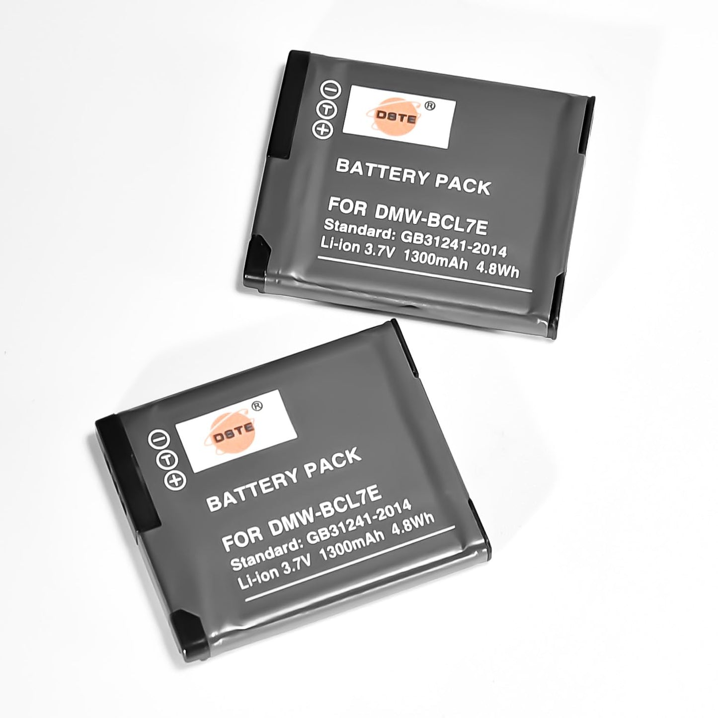 DSTE® 2X DMW-BCL7 DMW-BCL7E DMW-BCL7PP Battery + DC144 Travel and Car Charger Adapter Compatible with Panasonic Lumix DMC-F5 FH10 FS50 SZ3 SZ9 XS1 XS3