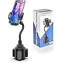 Phone Holders for Your Car, Cup Holder Phone Mount, Universal Adjustable Gooseneck Cup Holder Cradle Car Mount for iPhone 17/16/15/14/13/12/11/Pro