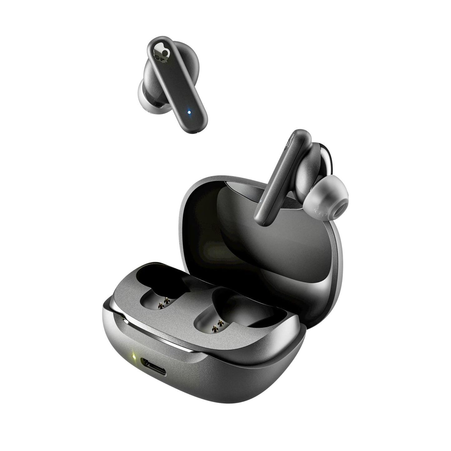 Skullcandy Smokin’ Buds Wireless Earbuds, Bluetooth Headphones, Noise Isolating Fit, Up to 20 Hours Battery, IPX4 Sweat and Water Resistant