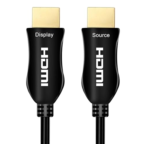iBirdie 4K Fiber Optic HDMI Cable 100 Feet, 31 Metre, Work on Full 4K 60Hz HDR ARC, HDCP 2.2, 1440p 144Hz, 18Gbps, Directional Active Cord Compatible