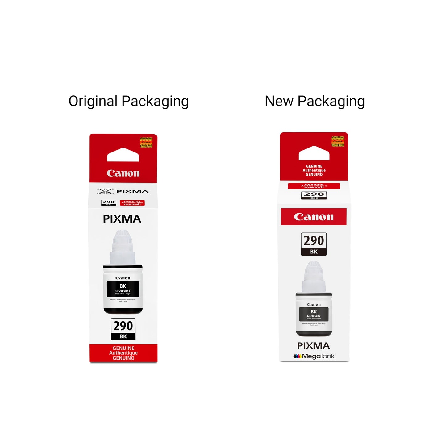 Canon GI-290 Genuine Black Ink Tank, Compatible with Megatank G4200, G3200, G2200, G1200, and G4210 Printers