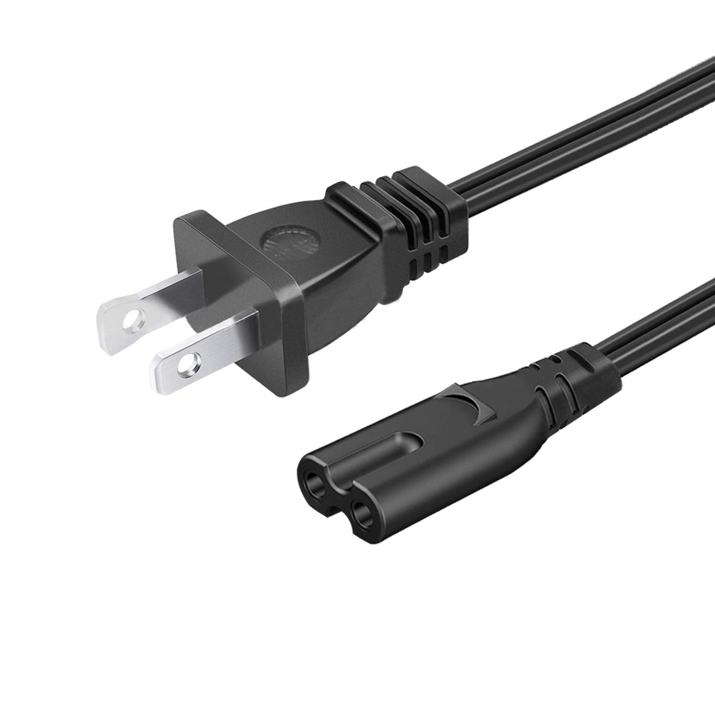 8.2ft Power Cord Replacement for Sony PlayStation 5 4 PS5 PS4 Game Console 2 Prong AC Power Cord Cable