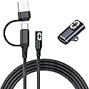 Charging Cable for Shokz Bone Conduction Headphones,USB C Adapter for Shokz, 3.3ft USB A+C Magnetic Charger Cord for Aftershokz Aeropex AS800&Shokz