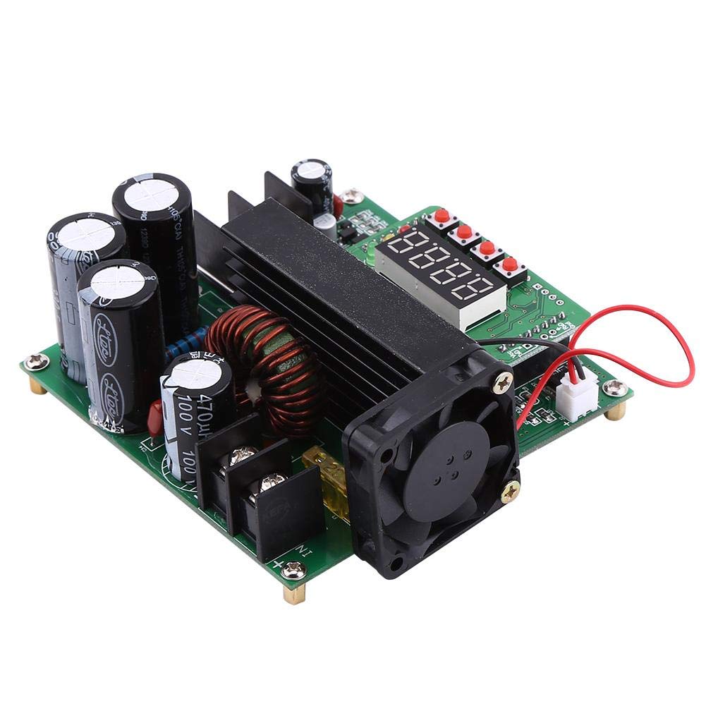 Akozon Boost Module, 900W DC High Control Boost Converter DIY Voltage Module Regulator