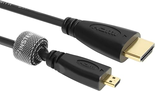 USAMS Micro HDMI (Type D) to HDMI (Type A) Cable- 6 Feet