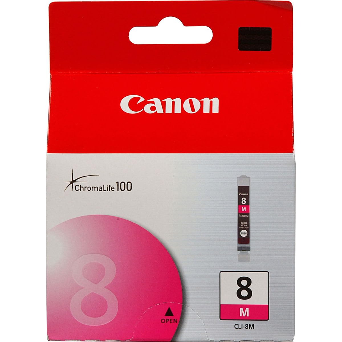 Canon CLI-8M Magenta Ink Cartridge for Select PIXMA IP, MP, MX and PRO Series Printers, 2-Pack