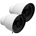 Silicone Skin Case Cover with Dual Layer Sunshade Design (Clear Night Vision) for Nest Cam Outdoor Wired (1st Generation), Offer Sun Glare UV Weather