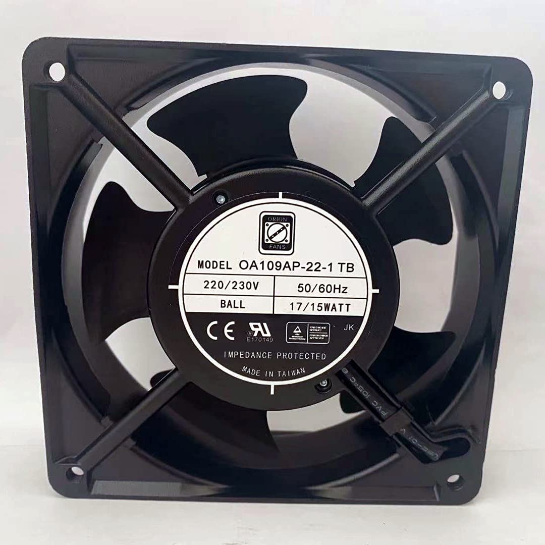 OA109AP-22-1 TB Fan 120mm Fan, 220V/230V 17/15W 12038 Cabinet Fan