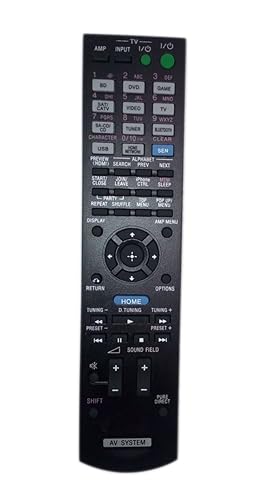 Replaced Remote Control Compatible for Sony STRDH540 RM-AAU170 1-492-051-11 RMAAU169 STR-DH540 Audio/Video AV Receiver Home Theater System