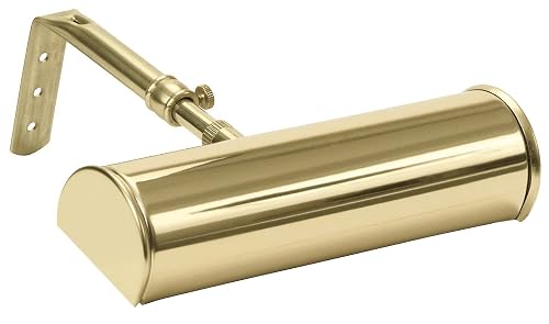 House of Troy Advent Collection ABLED7-61, LED Picture Light with Slide Arm for Adjustable Extension, Battery Operated with Switch on Shade, 7" Metal