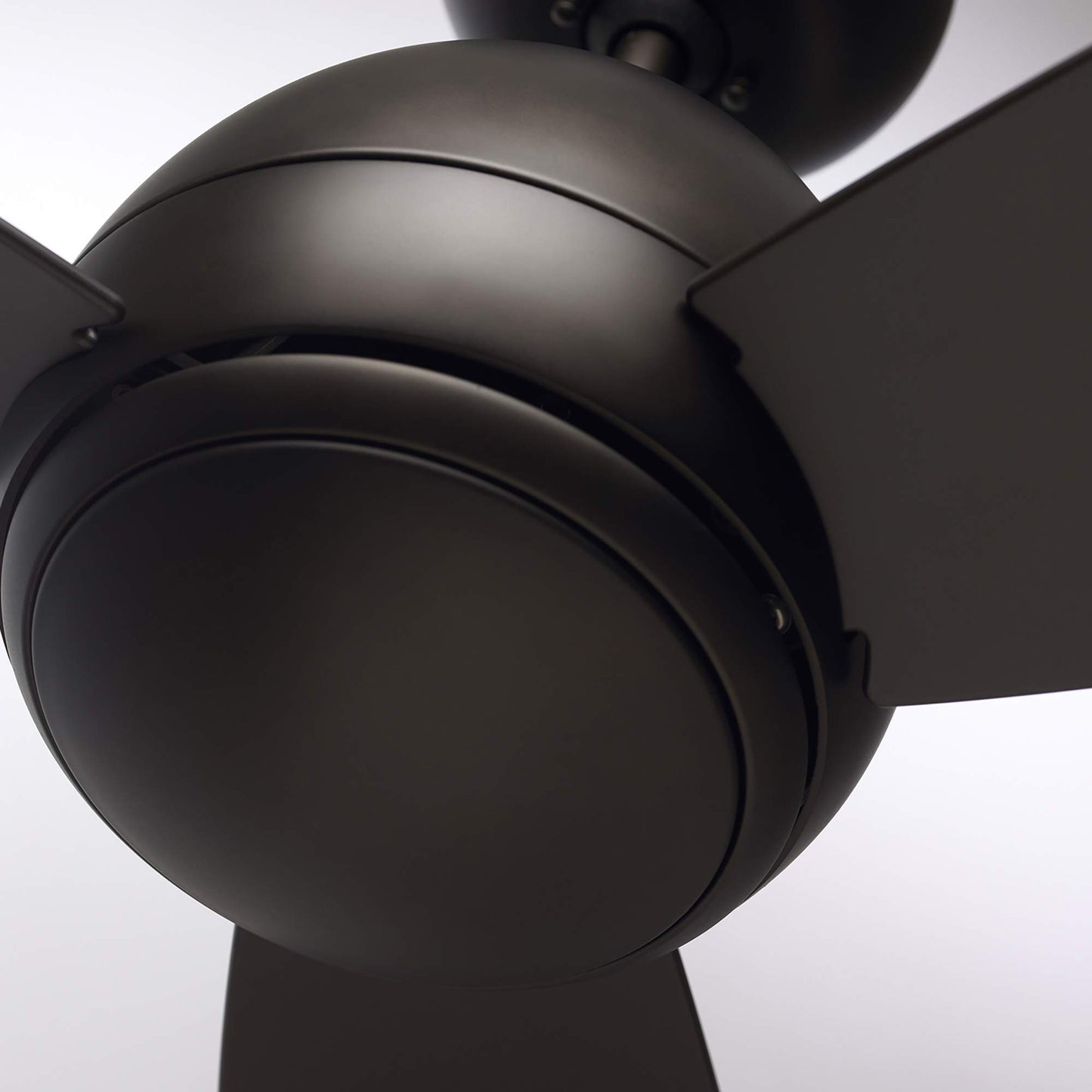 kathy ireland HOME Curva LED Outdoor Ceiling Fan with Light Kit, 52 Inch | Modern Fixture with 6-Speed Remote Control | Low Profile with Downrod