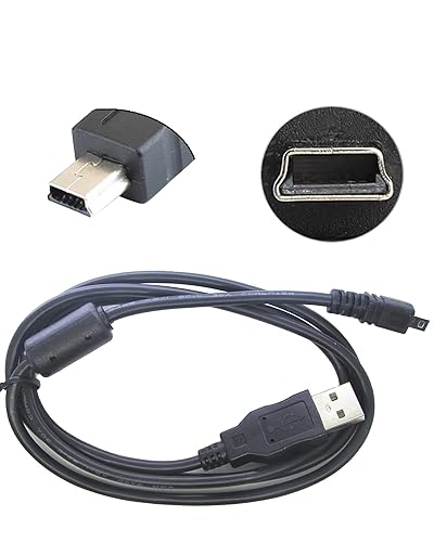 3.3ft Replacement UC-E4, UC-E15, UC-E19 USB Cable Photo Transfer Cord for Nikon D7000 D3100 D3000 D90 D80 D70 D60 D50 D40 D600 D610 D700 D300 D200
