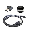 3.3ft Replacement UC-E4, UC-E15, UC-E19 USB Cable Photo Transfer Cord for Nikon D7000 D3100 D3000 D90 D80 D70 D60 D50 D40 D600 D610 D700 D300 D200