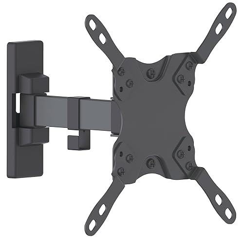 MANHATTAN Universal Wall Mounted TV Hardware Flat Panel TV Arm Single Arm Black 461399